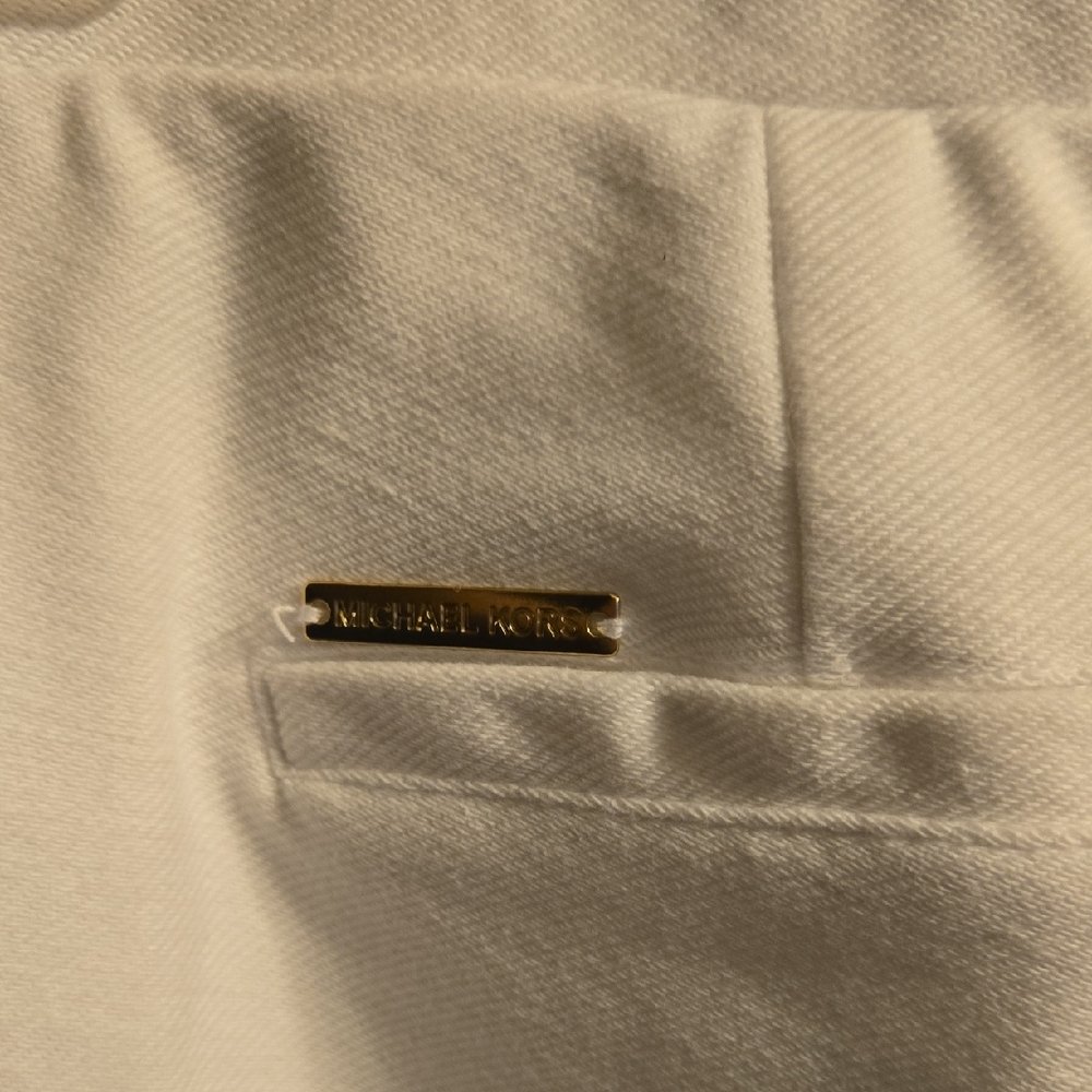Michael Kors White Straight Leg